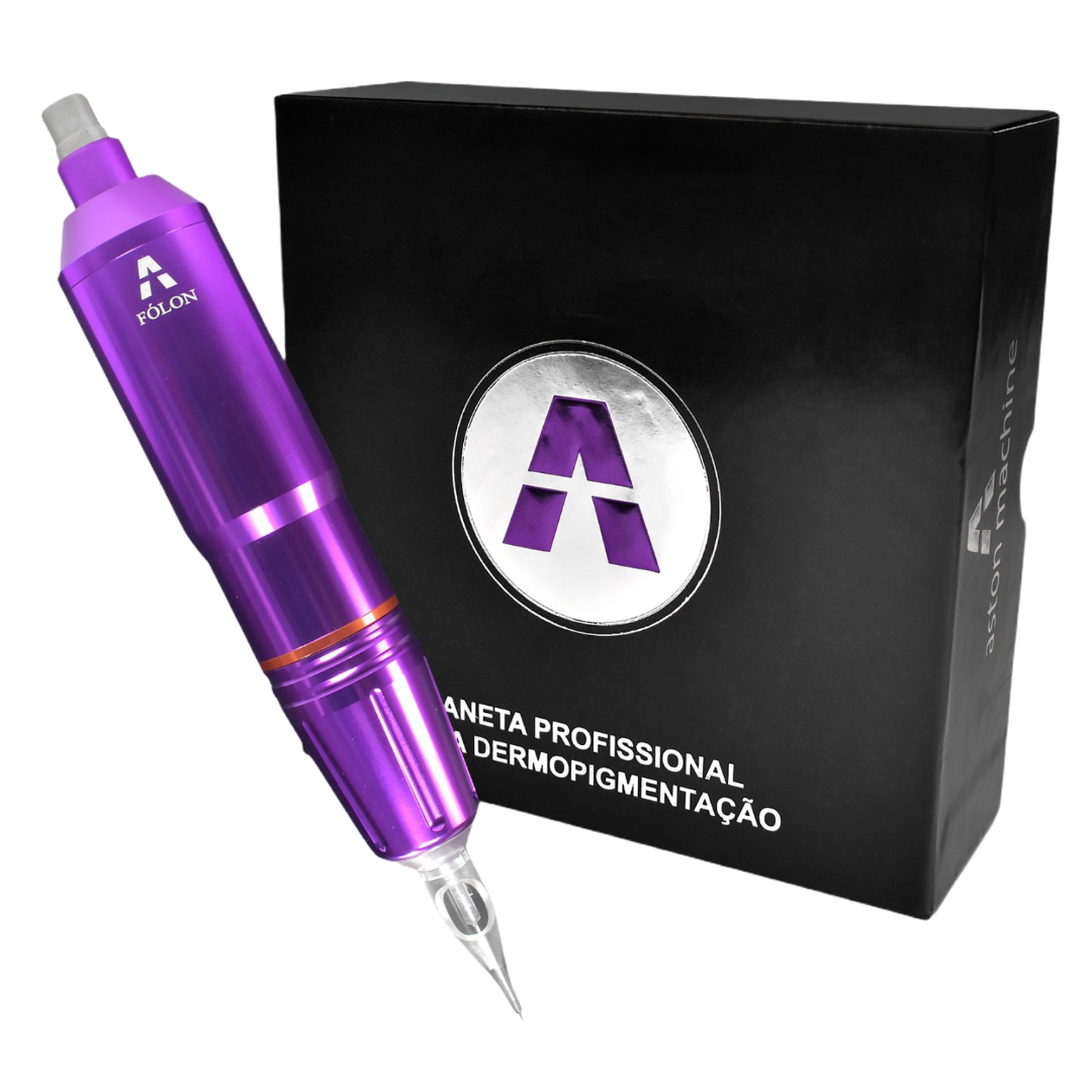 Kit Tatuagem Aston Pen Folon + Fonte Digital Ma1