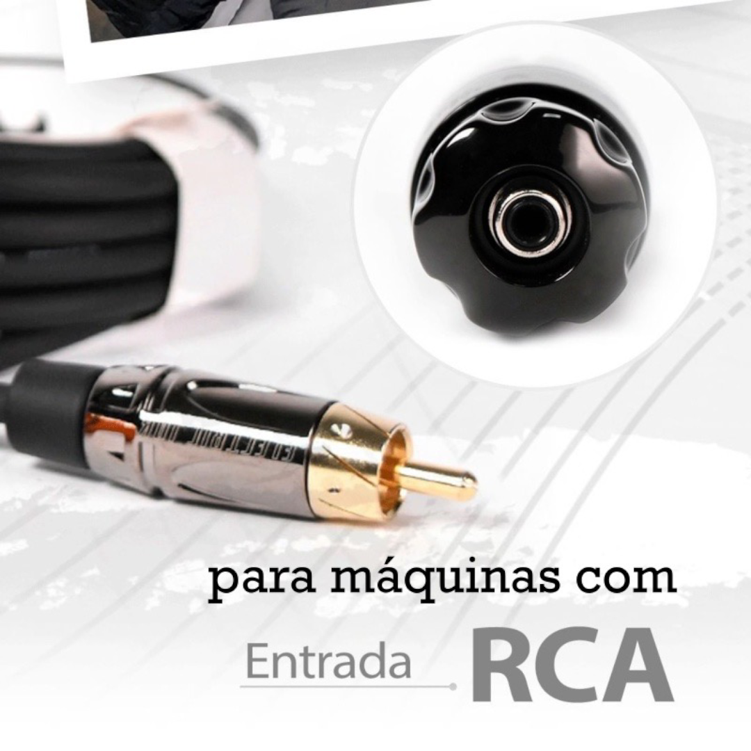 Cabo RCA Tatuagem Electric Ink Original